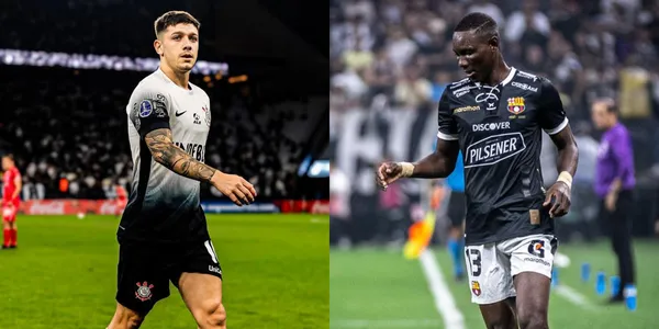 A critica da imprensa argentina no duelo entre Corinthians x Barcelona (Foto: Corinthians e Barcelona de Guayaquil)