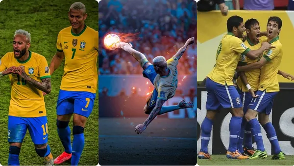 A emoção de um gol em um clássico brasileiro/ Twitter