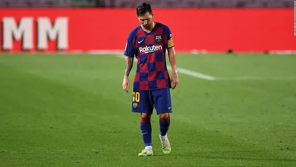 A incerteza sobre a continuidade de Leo Messi afetou o acordo de prorrogação do contrato com a Rakuten