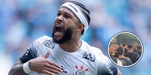 A mensagem de Depay a torcida do Corinthians (Foto: Corinthians)