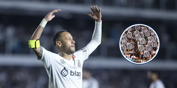 A promessa de Neymar para a torcida do Santos (Foto: Santos)
