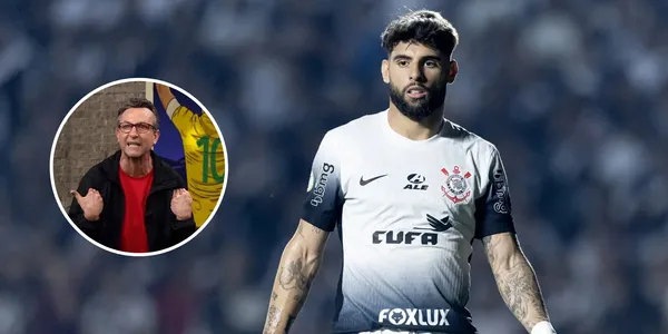 A reação de Craque Neto ao gol do Corinthains no derby