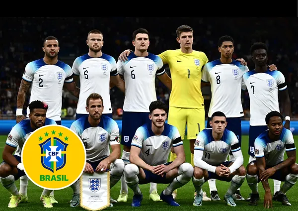 A Seleção da Inglaterra terá quatro desfalques para o amistoso