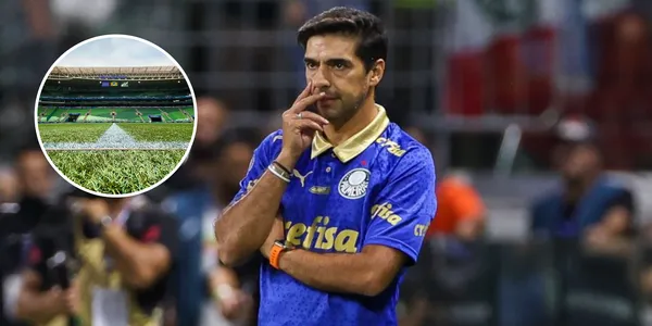 Abel Ferreira em jogo do Palmeiras