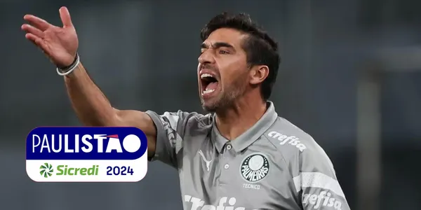 Abel Ferreira em partida pelo Palmeiras