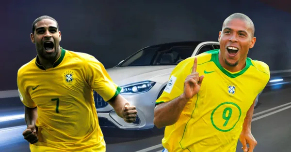 Adriano Imperador e Ronaldo Fenômeno