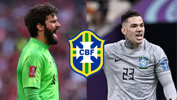 Alisson Becker - Ederson Moraes (Foto: Diario Rio Negro)
