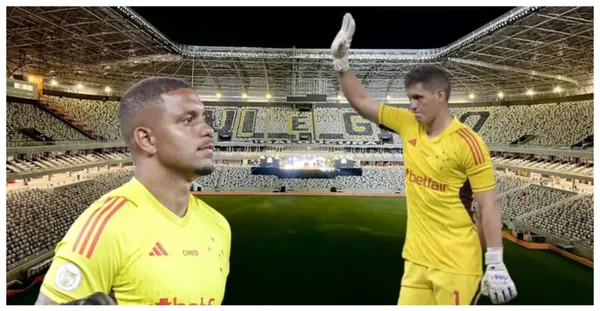 Anderson e Rafael Cabral com a camisa do Cruzeiro