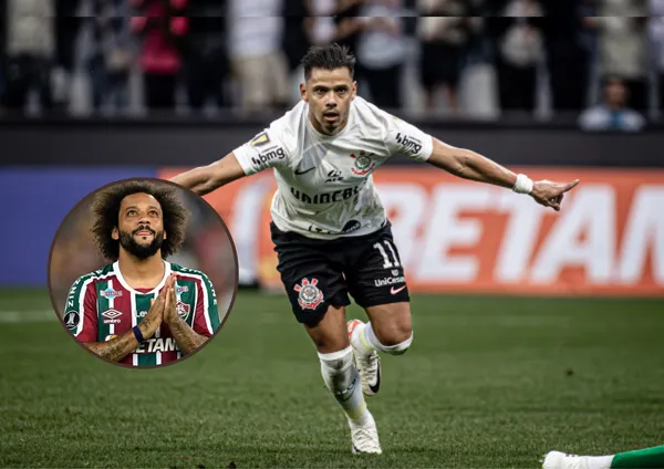 Ángel Romero e Marcelo ao lado