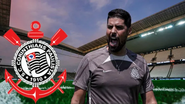 António Oliveira do Corinthians na Neo Química Arena