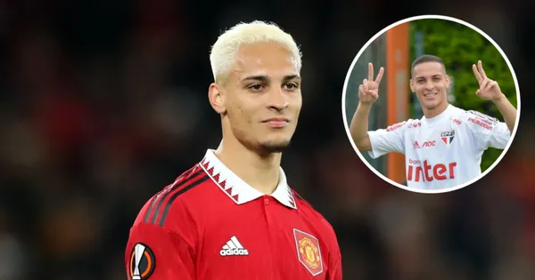 Antony pelo Manchester United e São Paulo