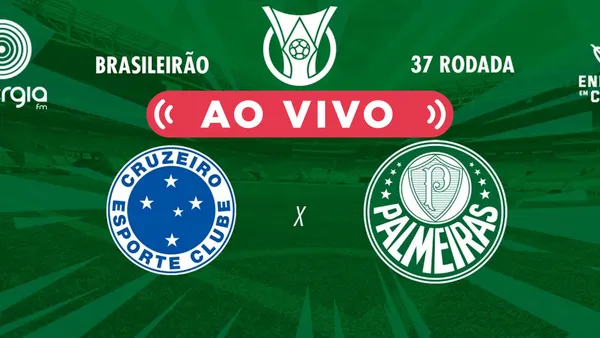 Ao Vivo Cruzeiro x Palmeiras
