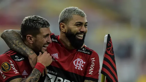 Arrascaeta e Gabigol: dupla vai se desfazer após cinco anos