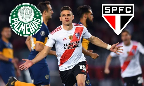 Atacante do River Plate é desejado por gigantes paulistas