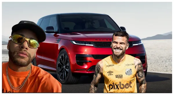 Atletas esbanjam luxo fora das quatro linhas