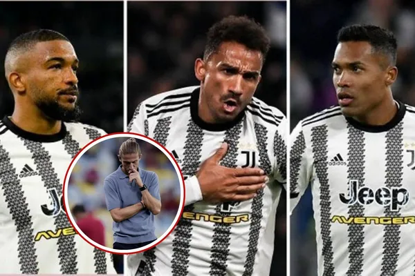 Bremer, Alex Sandro e Danilo, no detalhe