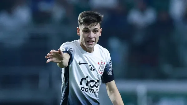 Breno Bidon, meio-campista do Corinthians. Foto: Alexandre Schneider/Getty Images