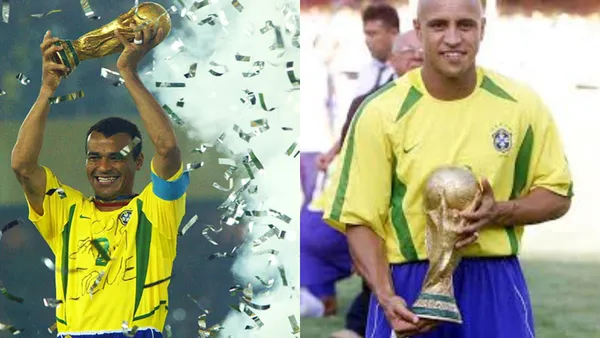 Cafú e Roberto Carlos.