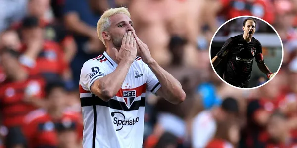 Calleri comemora gol pelo São Paulo