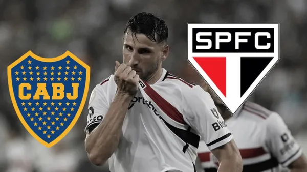 Calleri em ação pelo São Paulo