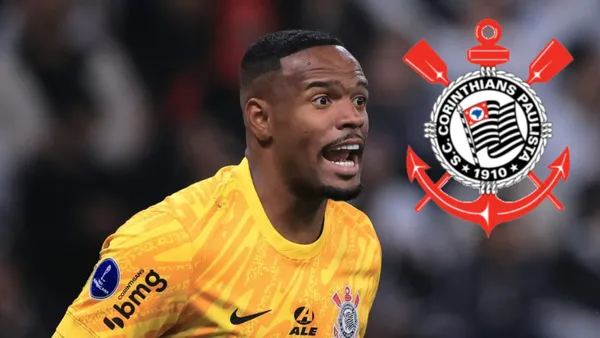 Carlos Miguel em ação pelo Corinthians em 2024