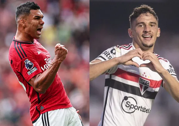 Casemiro e Pablo Maia