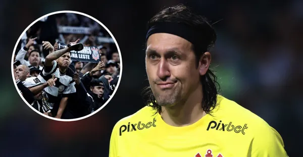 Cássio em ação pelo Corinthians