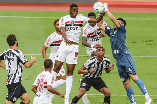 Clássico paulista entre Santos e São Paulo é um dos destaques da rodada do Brasileirão