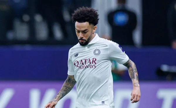 Claudinho, meia do Al-Sadd. (Foto: Abdullah Ahmed/Getty Images)