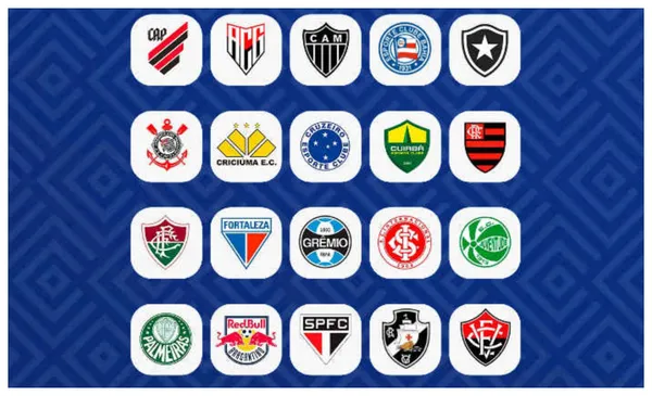 Clubes do Brasileirão 2024