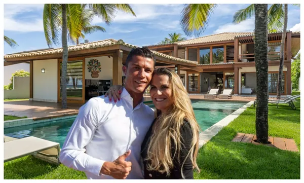 Cristiano Ronaldo e sua irmã