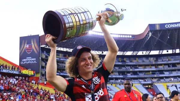 David Luiz foi campeão da Libertadores pelo Flamengo