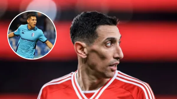 Di Maria em ação pelo Benfica