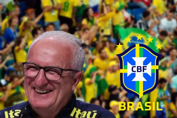 Dorival Júnior com a camisa da Seleção Brasileira