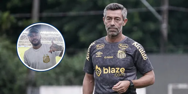 É isso o que Pedro Caixinha faz para enfrentar o Corinthians (Foto: Santos)