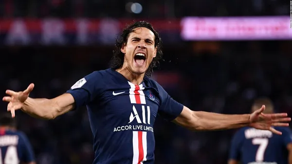 Edison cavani è um dos melhores atacantes do mundo