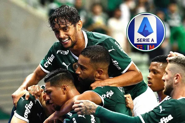 Elenco do Palmeiras reunido