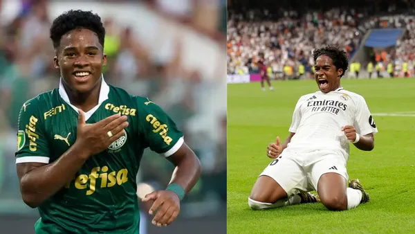 Endrick brilhou no Palmeiras, mas é reserva no Real Madrid
