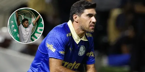 Endrick e Abel Ferreira