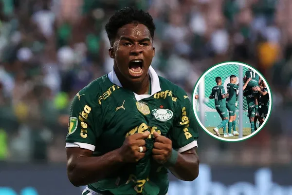 Endrick em destaque pelo Verdão