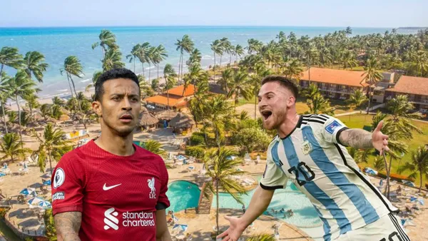 Enquanto Liverpool decide futuro de Alcântara, Mac Allister curte alguns dias de férias