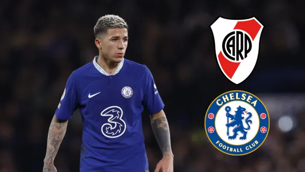 Enzo Fernández em ação pelo Chelsea