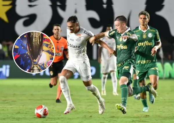 Equipe do Santos e do Palmeiras