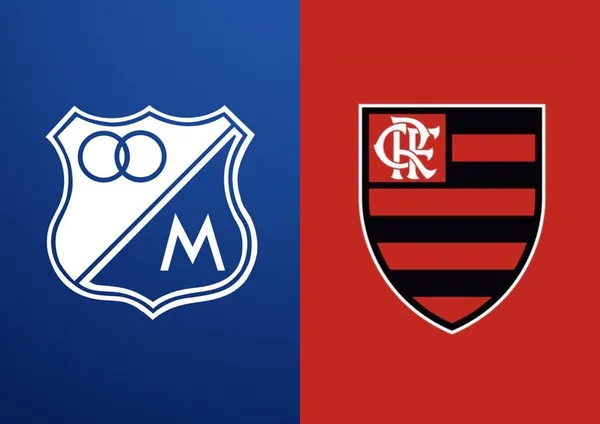 Escudo do Millonarios e do Flamengo