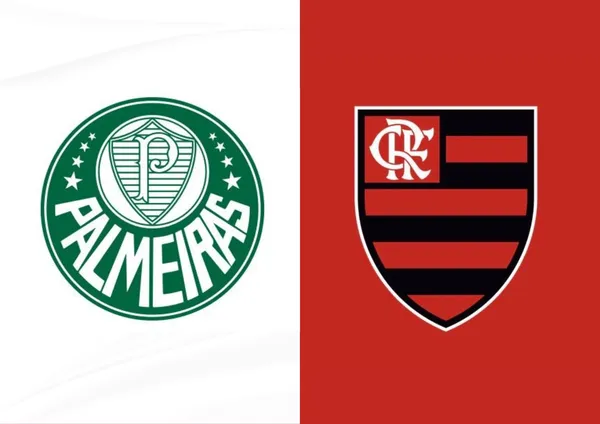 Escudo do Palmeiras e do Flamengo