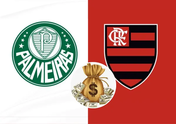 Escudo do Palmeiras e do Flamengo
