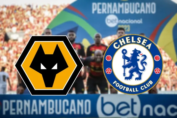 Escudo do Wolverhampton e escudo do Chelsea