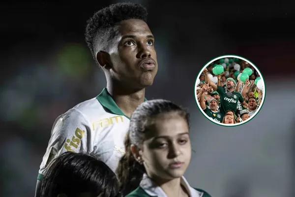 Estevão em destaque pelo Palmeiras