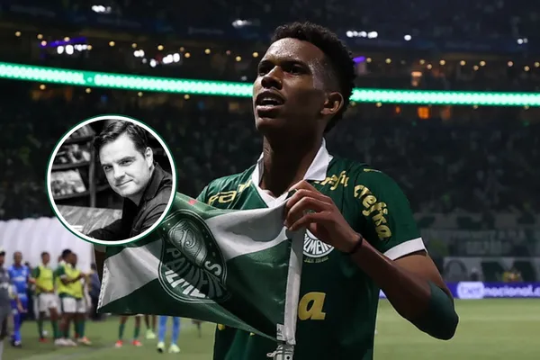 Estevão em destaque pelo Palmeiras