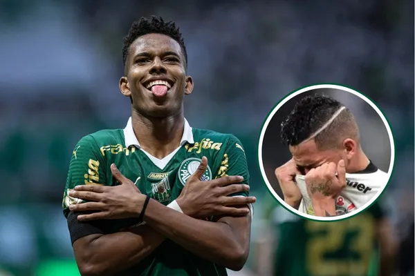Estevão em destaque pelo Palmeiras